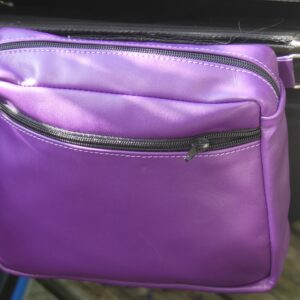 Leather Under Seat Leather Bag Purple